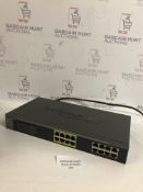 Netgear Prosafe Plus Switch 16 Gigabit Ports with PoE JGS516PE