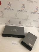Cisco SF302-08P Switch and Cisco RV042G Router