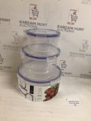 Set of 3 Food Containers