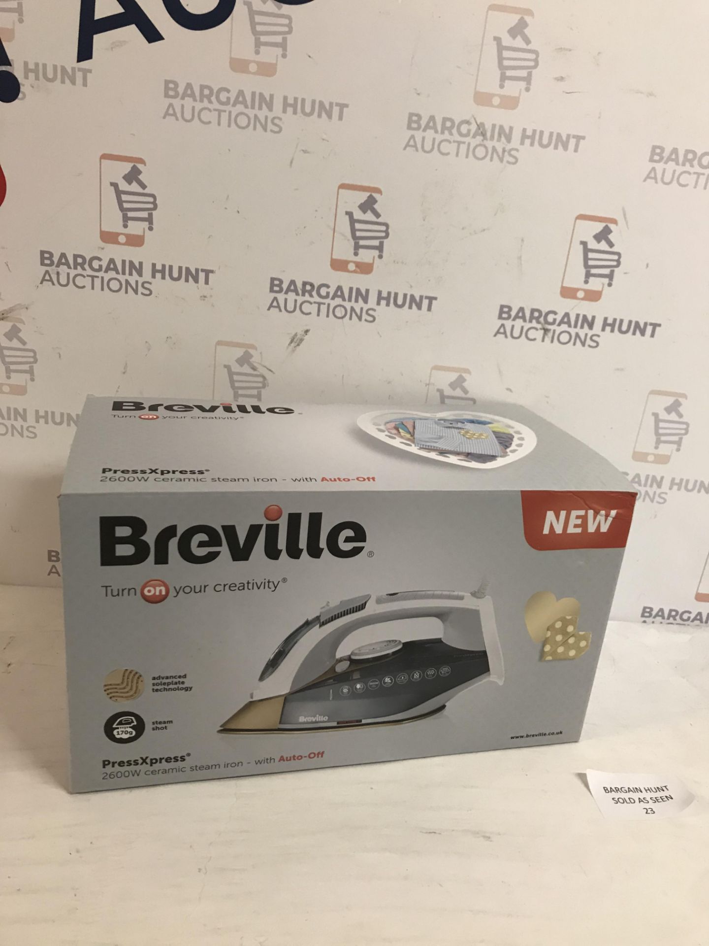 Breville PressXpress Ceramic Steam Iron