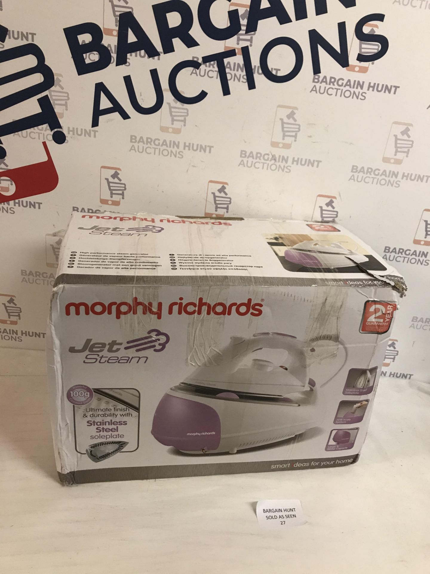 Morphy Richards Jet Steam Generator Iron 333020 RRP £69.99