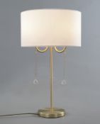Droplet White Table Lamp RRP £59