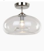 Glass Flush Ceiling Light RRP £89