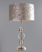 Faceted Glass Table Lamp RRP £59