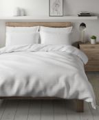 Pure Cotton Spotty Textured Bedding Set, Double