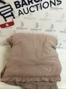Washed Quilted Bedspread Nude Pink, Large RRP £59