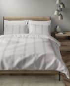 Cotton Rich Percale Striped Bedding Set, King Size