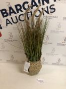 Artificial Foxtail Grass Basket