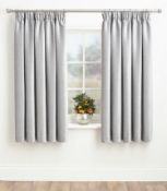 Lined Luxurious Chenille Pencil Pleat Curtains RRP £79