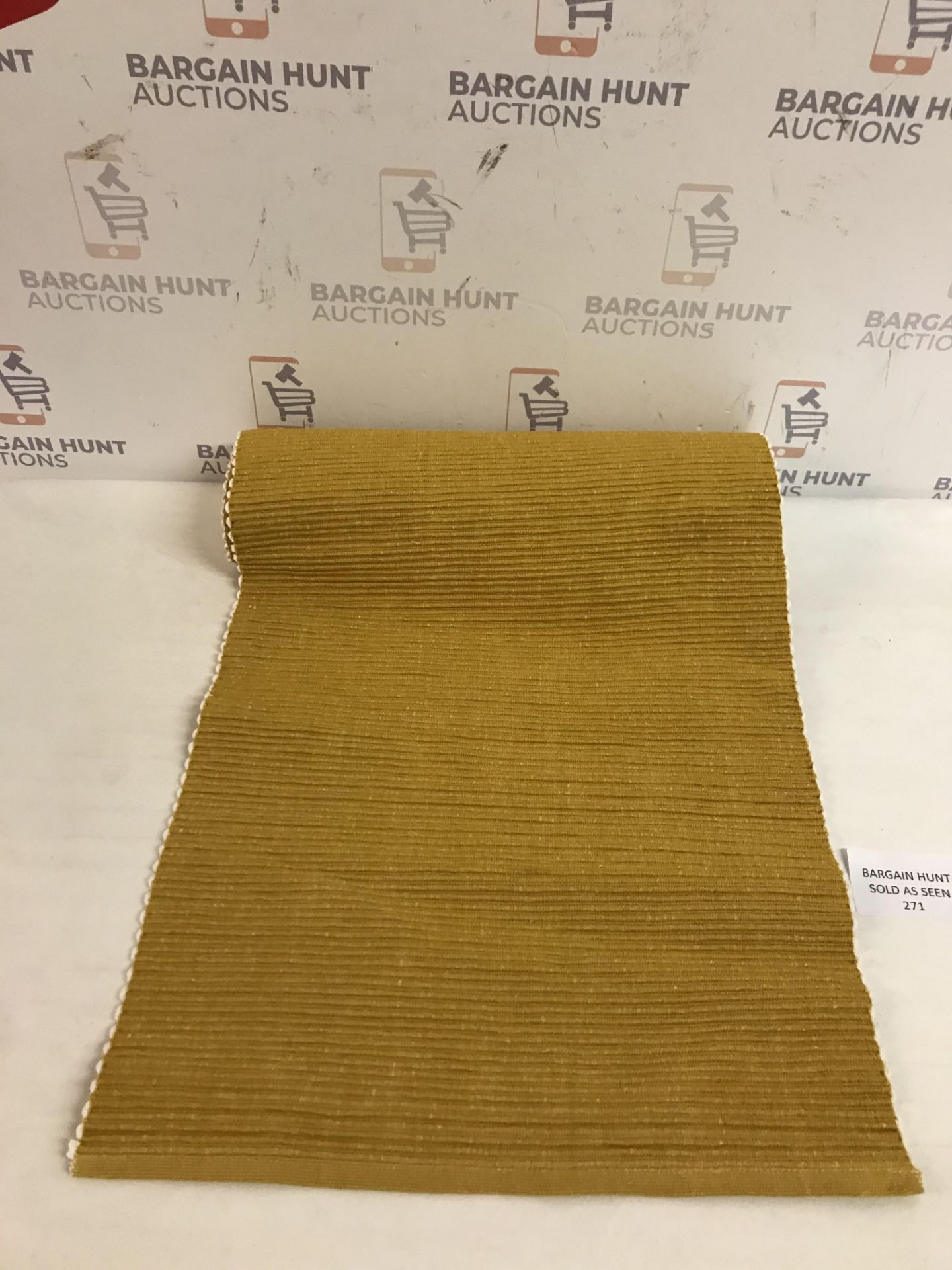 Cotton Ribbed Table Runner