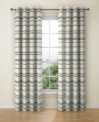Lined Triangle Chenille Eyelet Curtains RRP £109