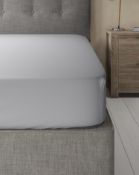 Soft & Silky Fine Egyptian Cotton Sateen 400 Thread Count Deep Fitted Sheet, King Size RRP £45