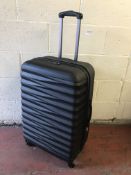 4 Wheel Hard Shell Lightweight Large Suitcase (missing handle, see image) RRP £109