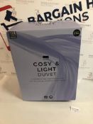 Cosy & Light 13.5 Tog Duvet, King Size RRP £65