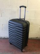 4 Wheel Hard Shell Lightweight Large Suitcase (handle loose, see image) RRP £109