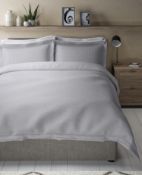 iris Pure Cotton Spotty Dobby Bedding Set, Double RRP £59