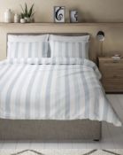 Hadley Pure Cotton Striped Bedding Set, Super King RRP £59