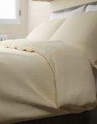 Cotton Rich Seersucker Bedding Set, Super King RRP £59