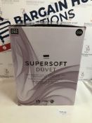 Supersoft 13.5 Tog Duvet, Super King RRP £109