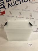 Iris Stack and Pull Storage Top Box 15 L, 15 litres. Set of 3 (with only 1 lid)