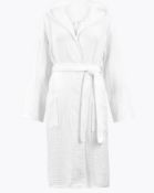 Pure Cotton Muslin Dressing Gown, 16-18 RRP £35