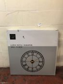 Large Metal Skeleton Wall Clock RRP £89