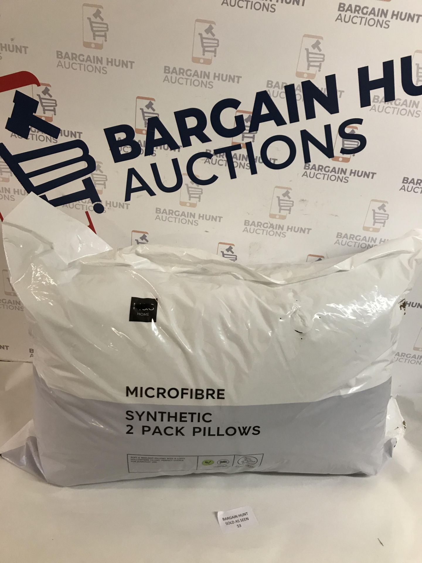 Microfibre Synthetic 2 Pack Pillows