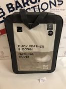 Duck Feather & Down Natural Duvet, Double