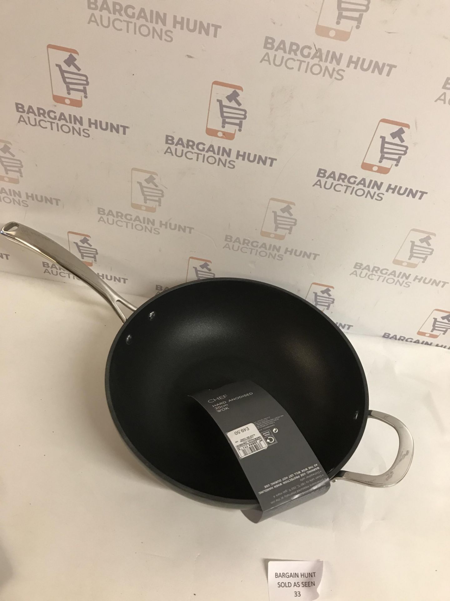 Chef Hard Anodised 30cm Wok RRP £49.50