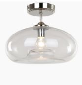 Glass Flush Ceiling Light RRP £69