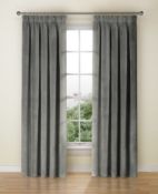 Velvet Pencil Pleat Curtains RRP £149