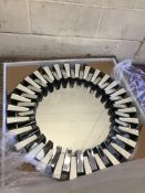 Large Sunburst Wall Mirror