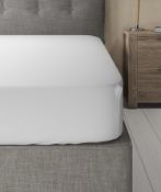 Cotton Percale Deep Fitted Sheet, King Size
