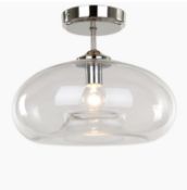 Glass Flush Ceiling Light RRP £69