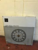 Large Metal Skeleton Wall Clock RRP £89