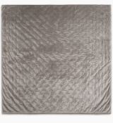 Velvet Quilted Throw, Perfect For a King Size Bed RRP £79