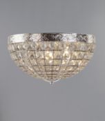 Gem Ball Flush Ceiling Light, Antique Brass RRP £119