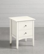 Hastings Ivory Bedside Table (minor damage, see image) RRP £129