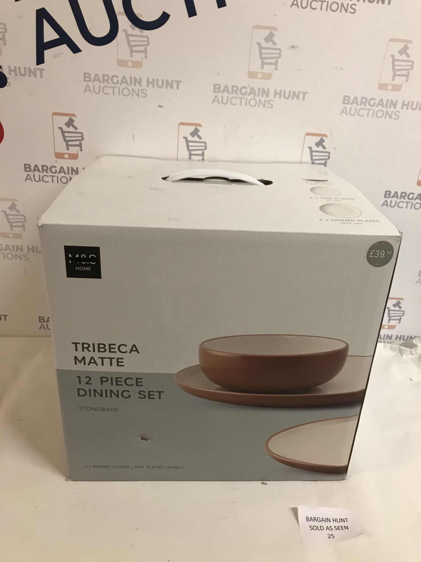 Stoneware Tribeca Matte 11 Piece Dining Set (missing 1 side plate)