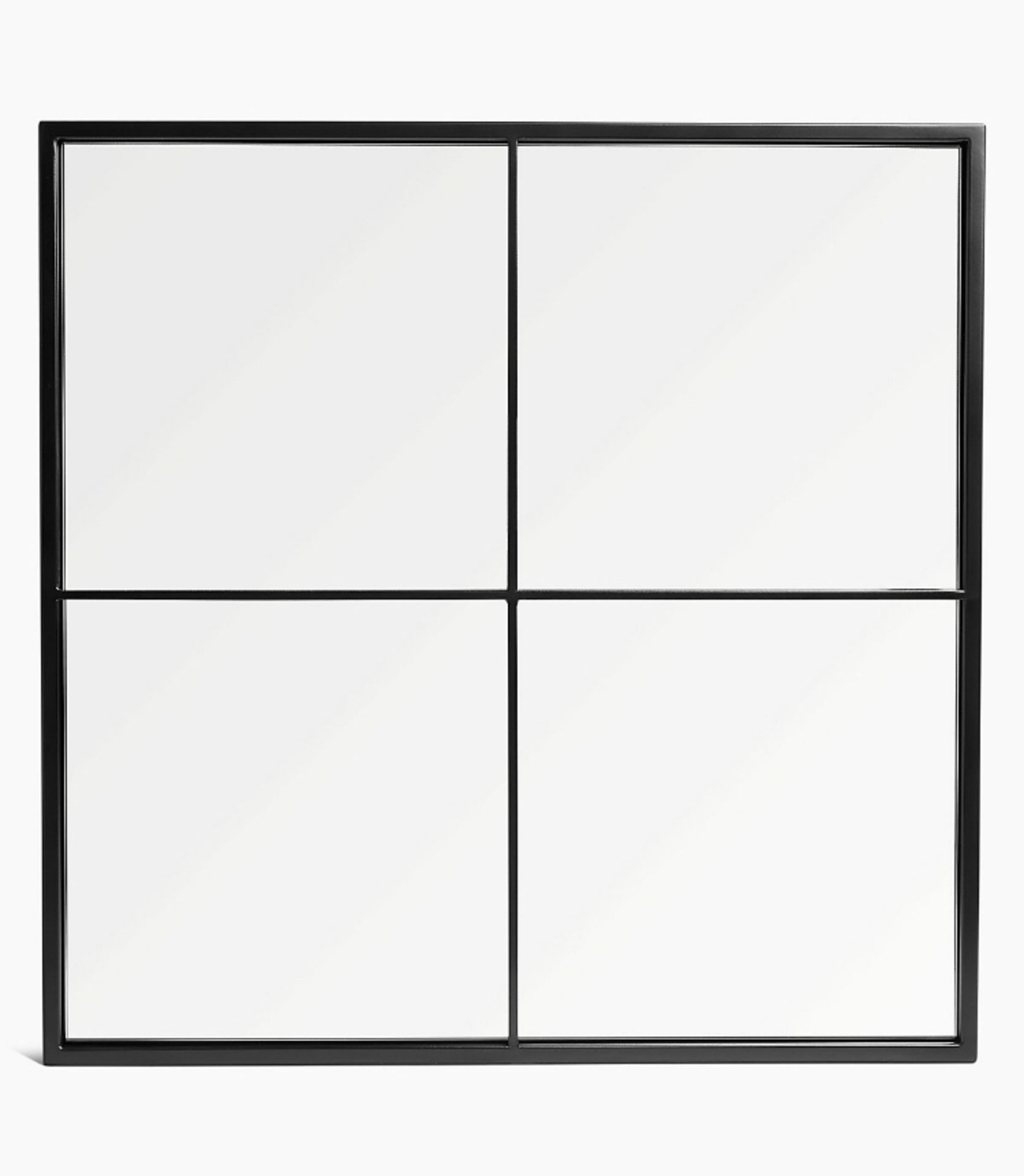 Simple Window Mirror, Black RRP £49