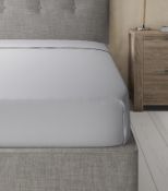 Egyptian Cotton 400 Thread Count Sateen Flat Sheet, Double RRP £42.50