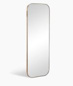 Milan Oblong Wall Mirror, Gold RRP £89
