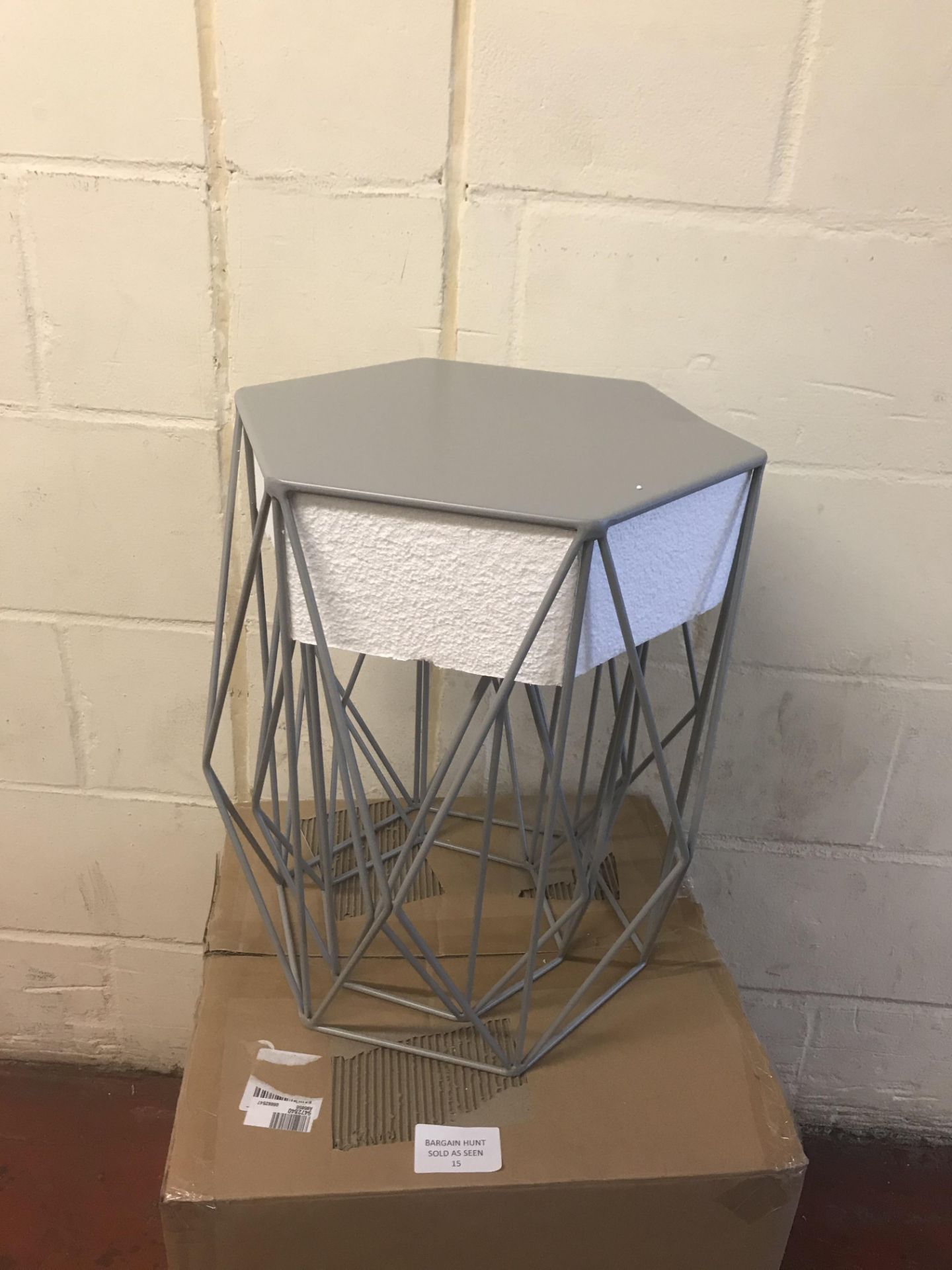 Loft Wire Nest of Tables, Grey RRP £79 - Image 4 of 4