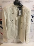 Tweed Textured Longline Blazer, UK Size 6 RRP £89