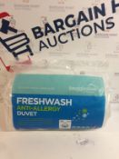Brand New Snuggledown of Norway Freshwash Anti-Allergy 4.5 Tog Duvet, King RRP £80