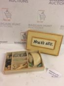 Noah's Ark Hand Carved Gift Box
