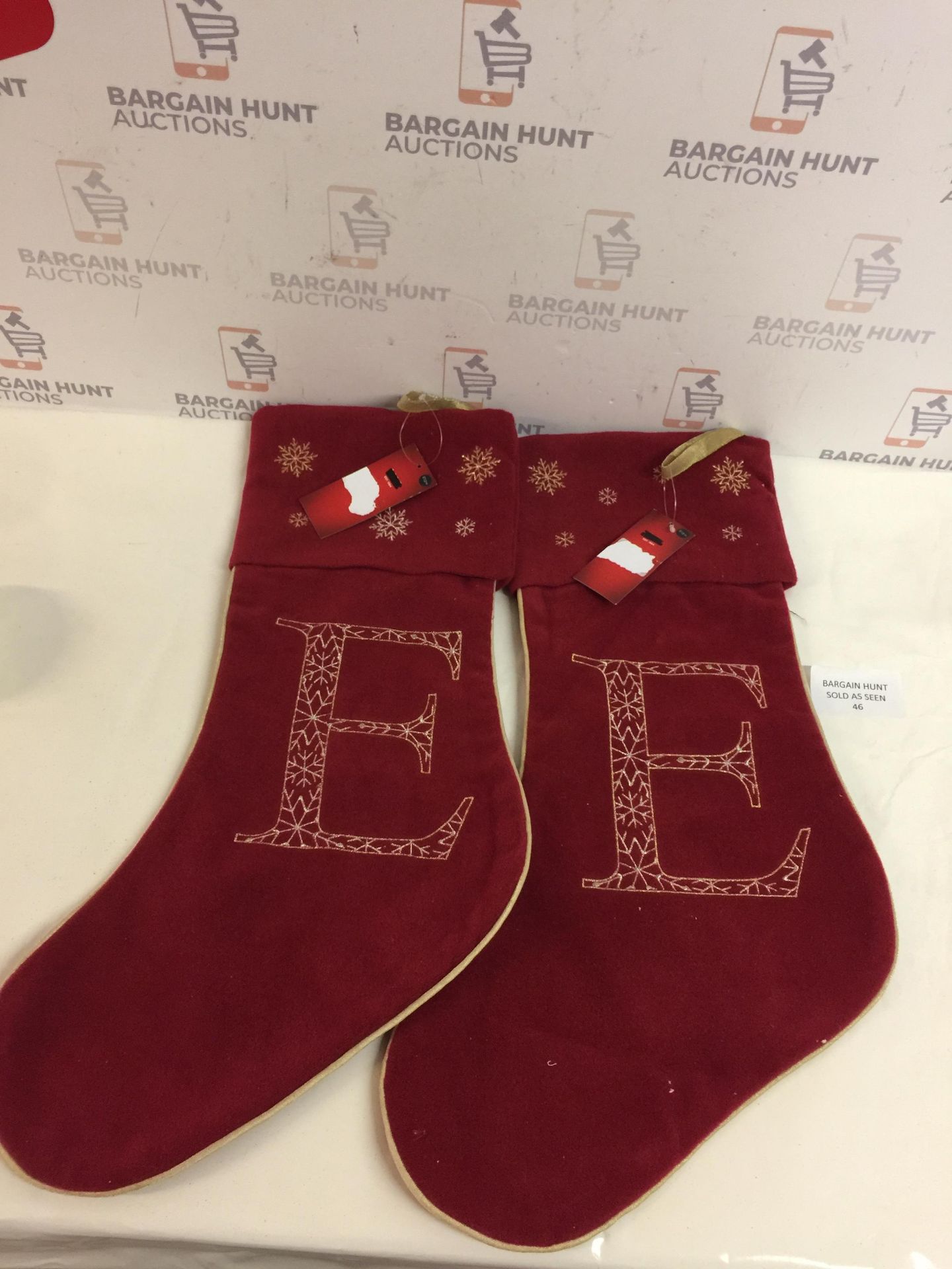 Alphabet Stocking, Set of 2 RRP £12.50 Each