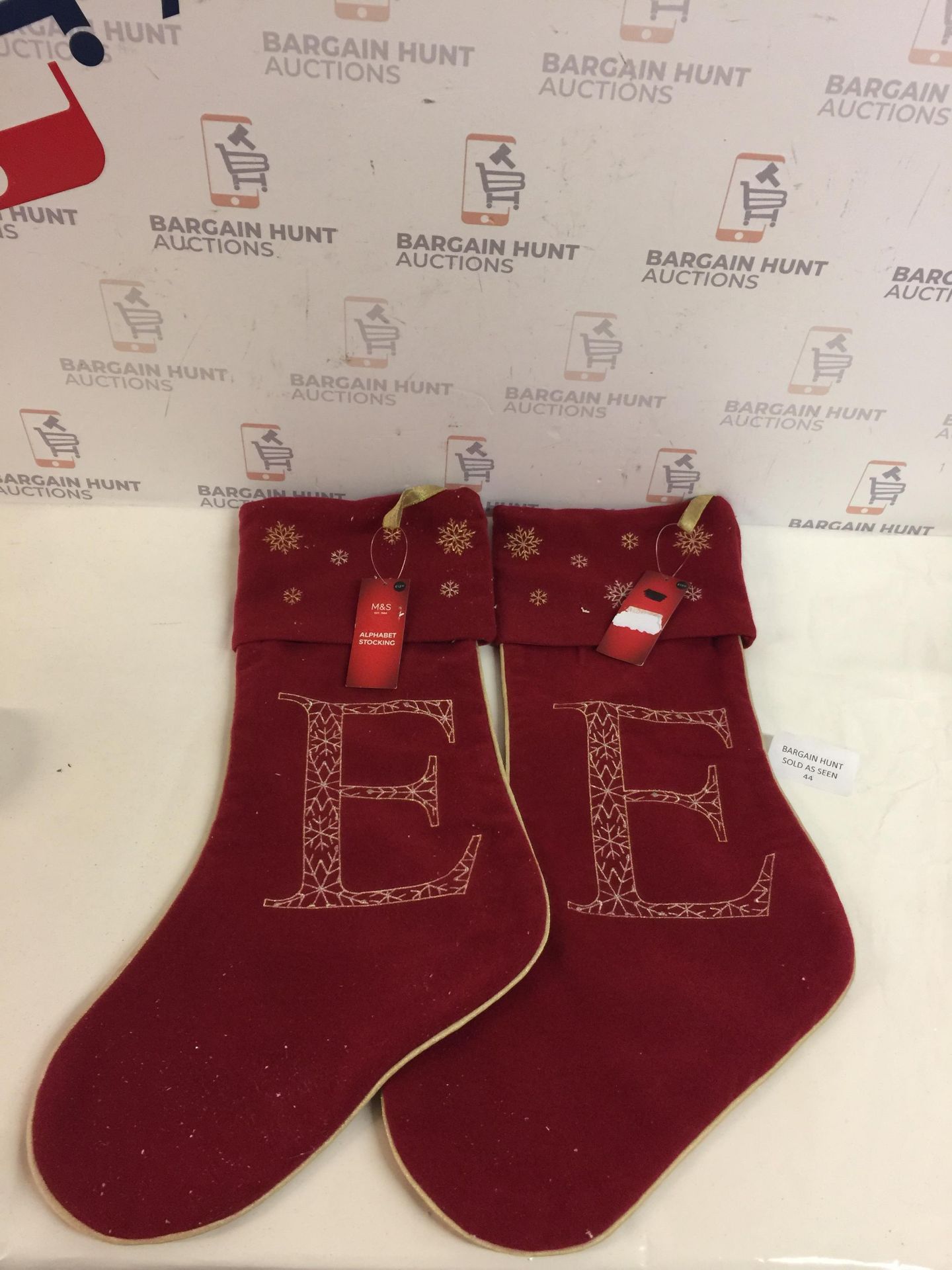 Alphabet Stocking, Set of 2 RRP £12.50 Each