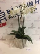 Faux Floral Plant (Slightly Damaged, see image)