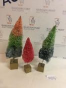 Set of 3 Tabletop Christmas Trees